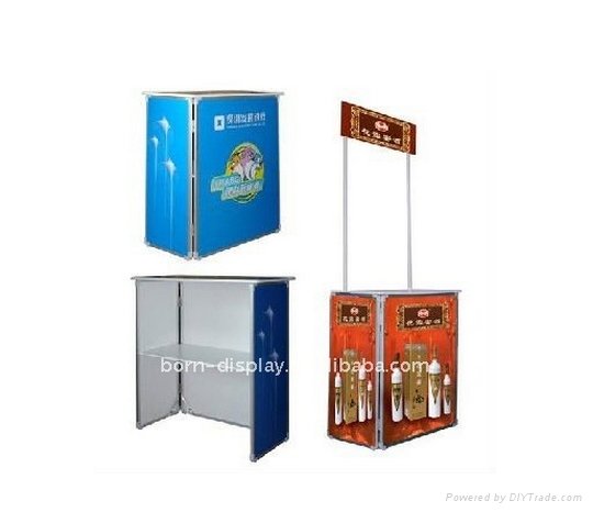 Cheap Price Folded Head Board Aluminum Exhibition Counter for Promotion Advertis 3