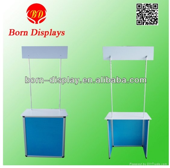Cheap Price Folded Head Board Aluminum Exhibition Counter for Promotion Advertis 4