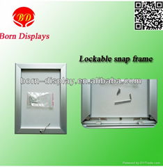 Strong 32MM Aluminum Anodized Frame Silver Color Back Board is MDF A1 A2 A3 A4 A