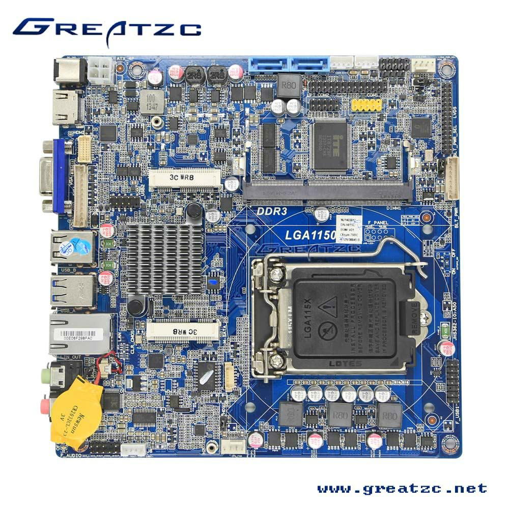 ZC-T81D Intel H81 Motherboard With 8 USB, Double Display Motherboard with LVDS,  2