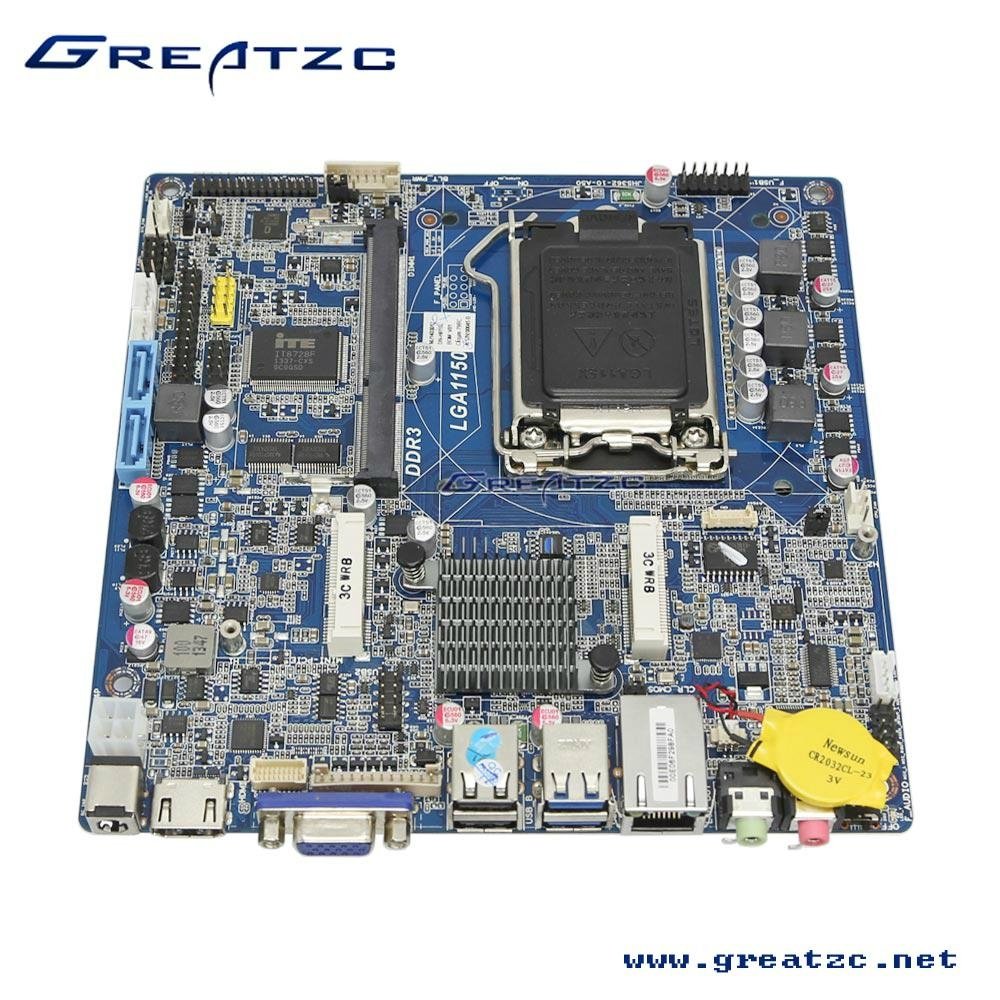 ZC-T81D Intel H81 Motherboard With 8 USB, Double Display Motherboard with LVDS, 