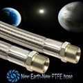 pipe fittings importers braided with stainless steel teflon ptfe hose 1