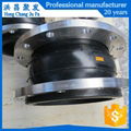 Single arc ball joint expansion joint rubber bellows with flange ANSI 150 lbs 