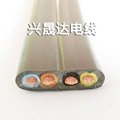 兴晟达厂家直销36芯0.75平方耐磨抗拉扁电缆 2