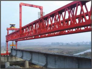 Highway railway dual purpose bridge erecting crane