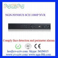 8CH 1080P NVR  face detection NVR