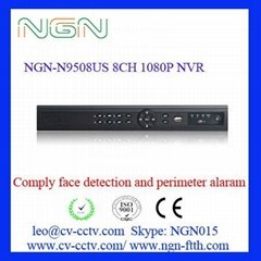 8CH 1080P NVR  face detection NVR