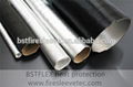 Aluminum Fiberglass Corrugated Flexible Heat Sleeve Tube