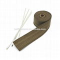 Basalt Fiber Titanium Heat Wrap Tape