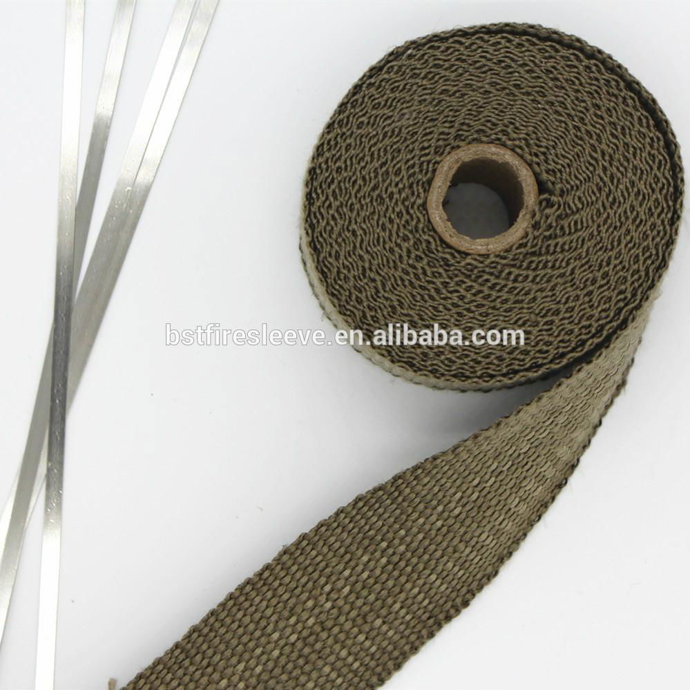 Basalt Fiber Titanium Heat Wrap Tape 2