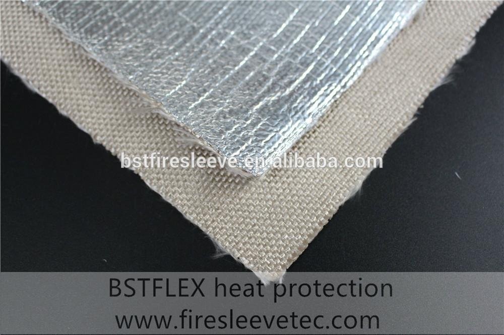 Aluminum Fiberglass Heat shield Fabric Cloth 2