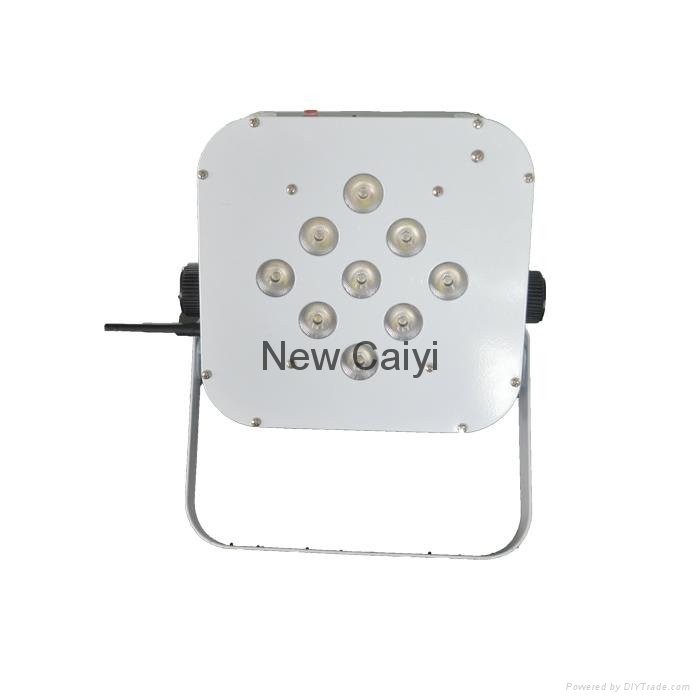 Mini 6in1 Rgbawuv LED Battery Powered & Wireless LED Flat PAR