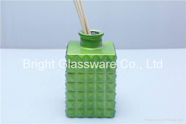 Spared Color Square Glass Bottle Reed Diffuser 2