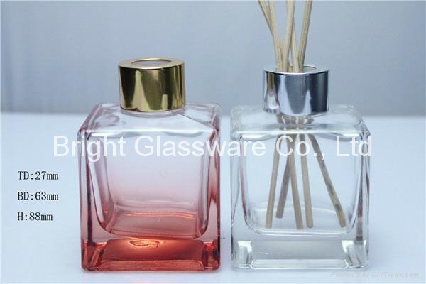 Spared Color Square Glass Bottle Reed Diffuser 3