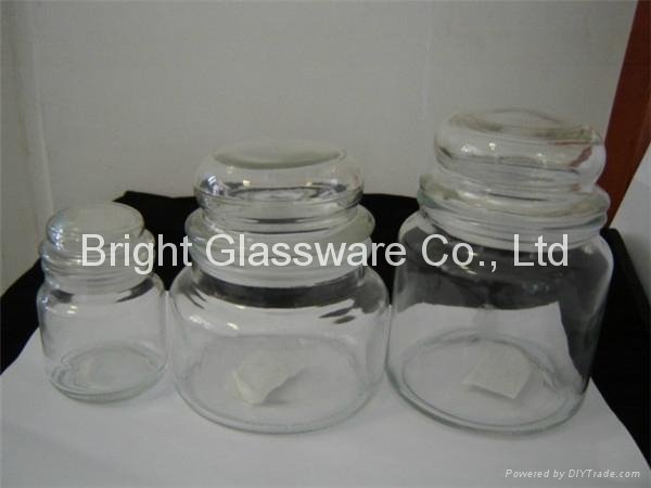 cheap novelty glass candy jar, glass container supplier 3