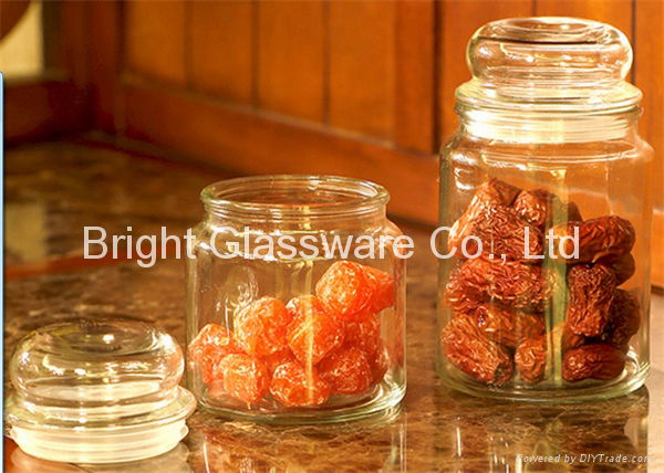 cheap novelty glass candy jar, glass container supplier