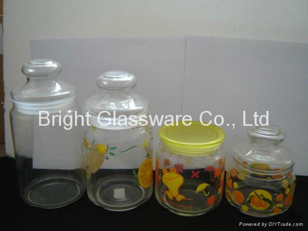 Food grade fancy glass jar in Storage Bottles & Jars In China 2