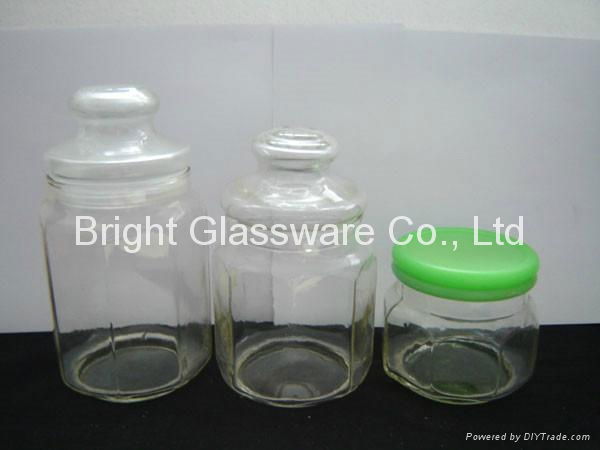 Food grade fancy glass jar in Storage Bottles & Jars In China 5