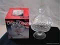 Container supply glass food container sale, glass fruit bowl 