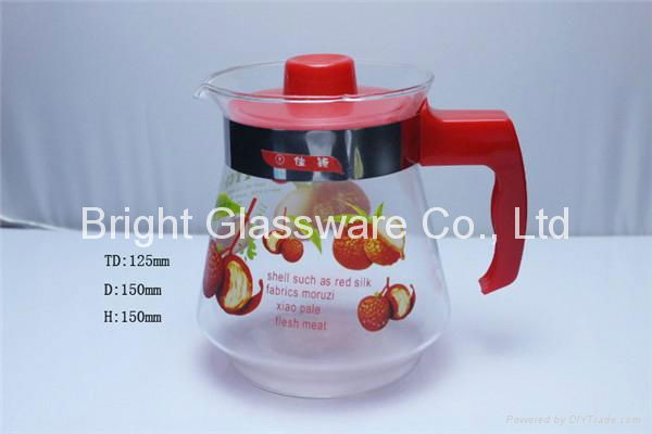 Hot-selling glass water jug with lid for restaurant or hotel 4