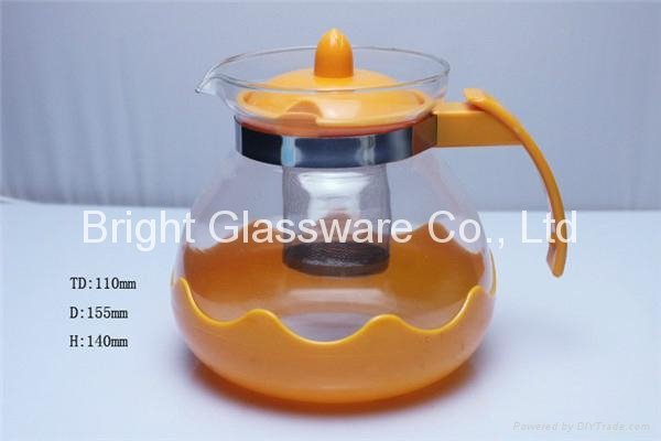 Hot-selling glass water jug with lid for restaurant or hotel 5