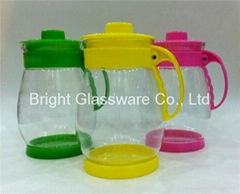 Hot-selling glass water jug with lid for restaurant or hotel