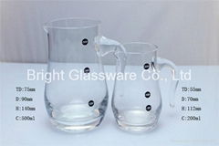 glass wine decanters with handle glass water bottle use in home