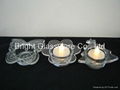 Fashion design glass candle holder for wholesale 3