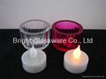 Fashion design glass candle holder for wholesale 1