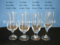 difference shape red wine glass sale in China