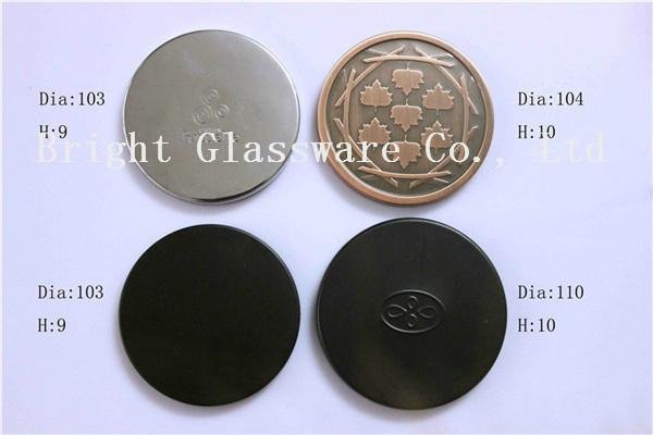 metal lid with emboss design use in container