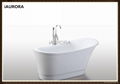 single side roll top bath tub