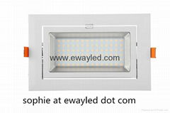 60W LED Rectangular downlight