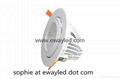 30W led gimbal adjustable orientable downlight 1