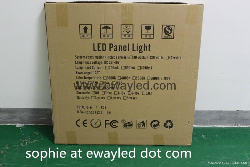 CRI90 110lm/w led flat panel light 2