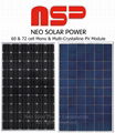 60 & 72 Cell Mono & Multi-Crystalline PV Module 1