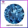 Synthetic Machine Cut AAA Quality 1mm 2mm 3mm Loose Colorful Clear Round CZ Ston 4