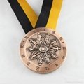 Antique copper international metal medal, casting zinc-alloy material, logo engr 2