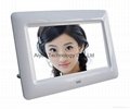 Black White Video Music Photo Playback Advertising 7 inch Digital Picture Frame 2
