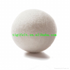 7'' felted wool dryer balls