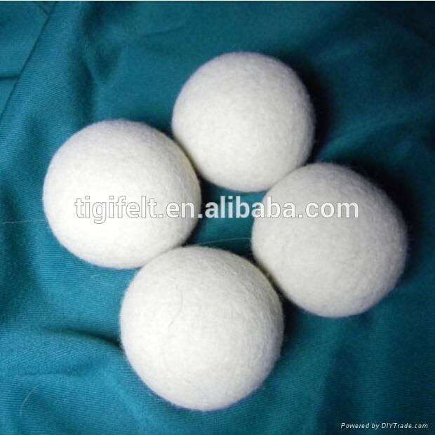 7'' felted wool dryer balls 3