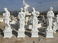 Life size marble lady statue for garden