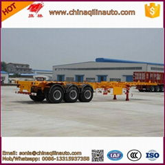 Lowest price Skeleton semi trailer with twist locks  for sale 