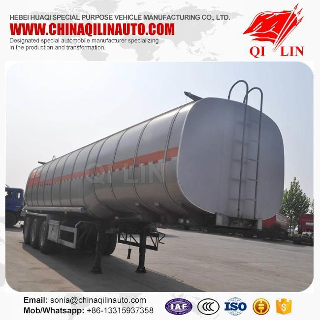 Tri-axle BPW Oil  aluminum  tanker trailer for sale 