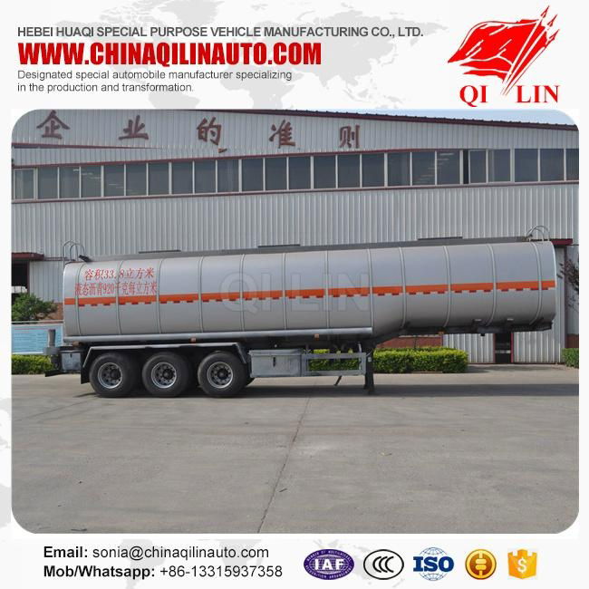 Tri-axle BPW Oil  aluminum  tanker trailer for sale  2