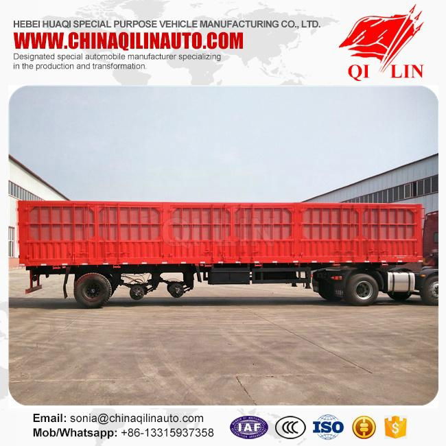  Cheapest price Tri-axle  box semi trailer for sale  4