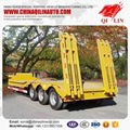 2016 best selling 3 axle low bed trailer diemsions for sale 