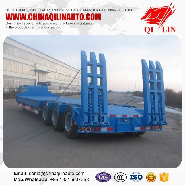 2016 best selling 3 axle low bed trailer diemsions for sale  4