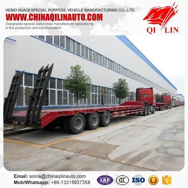 2016 best selling 3 axle low bed trailer diemsions for sale  5