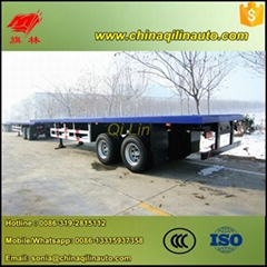 40ft  flatbed semi trailer with twist locks